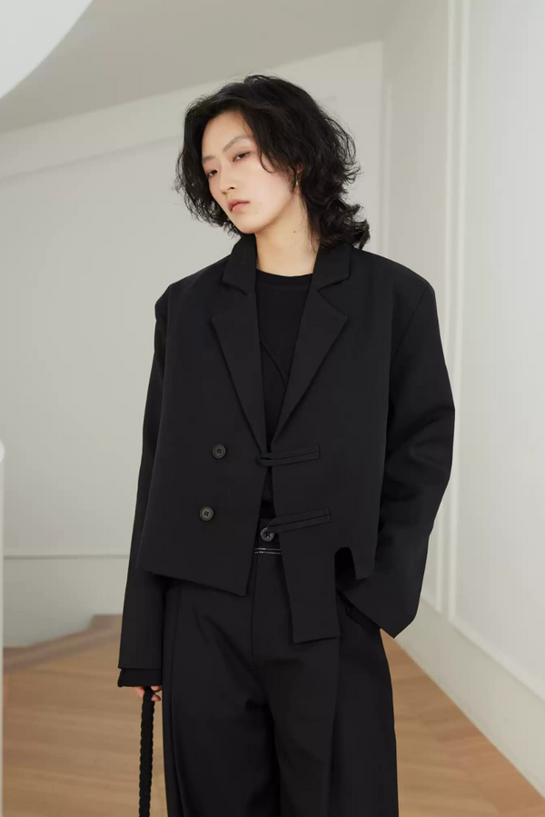 アシンメトリーショートジャケット