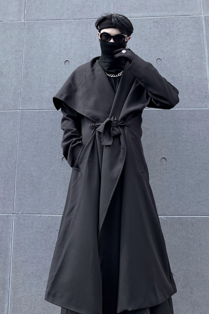 Exz】ロングオーバーコートジャケット – QLOMONO