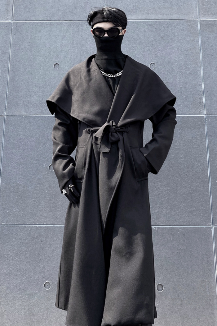 Exz】ロングオーバーコートジャケット – QLOMONO