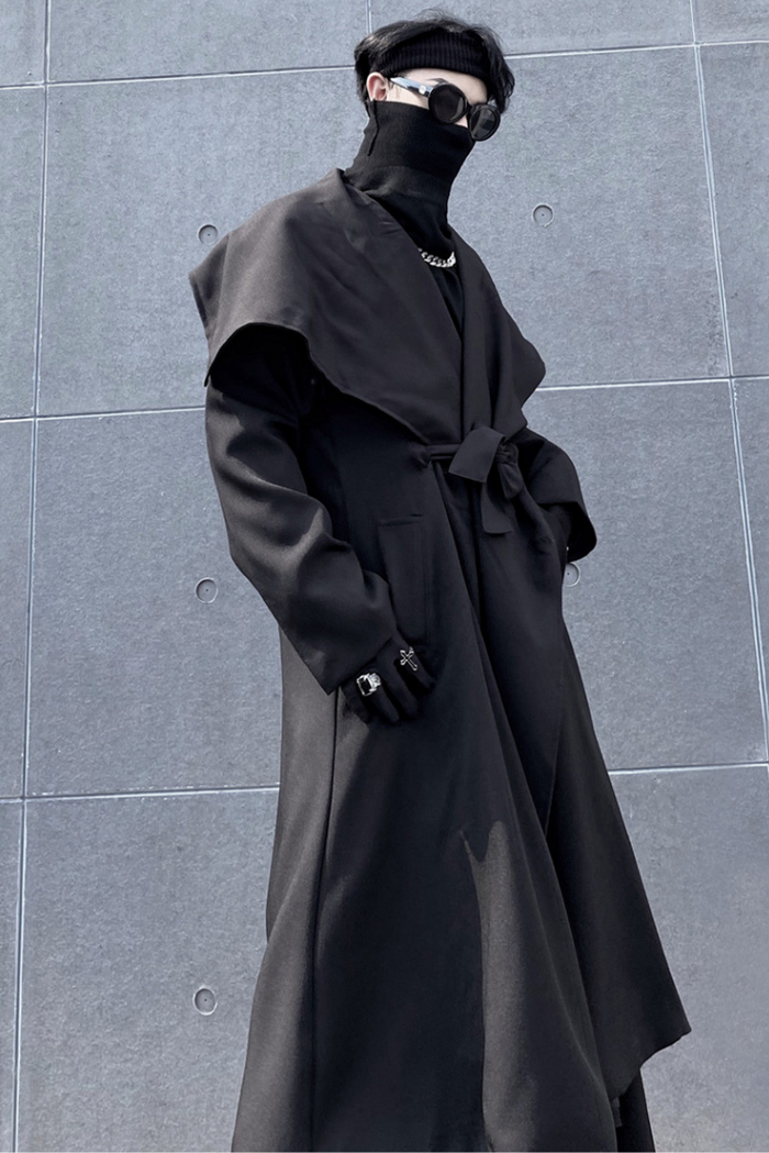 Exz】ロングオーバーコートジャケット – QLOMONO