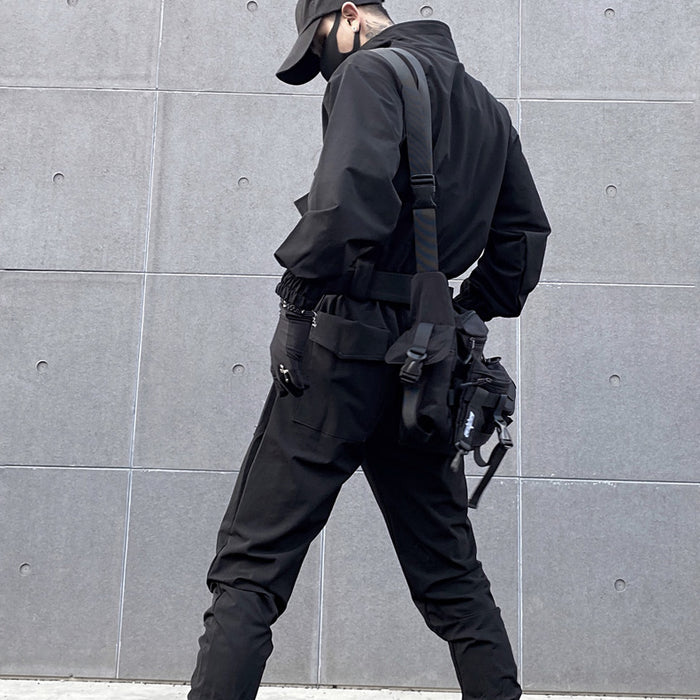 WAVE SHIRRING JUMP SUIT / ウェーブシャーリングジャンプスーツ