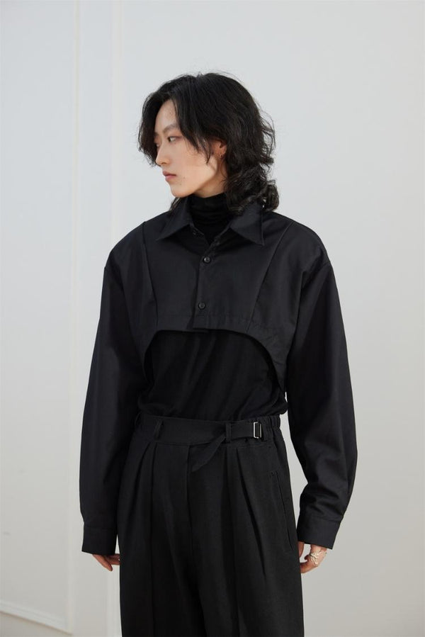 【新品】AVIE アウター ケープ　ヤマダヤ エキストラショートケープジャケット – QLOMONO